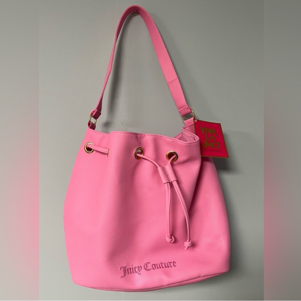 🔖 Juicy Couture Pink Bucket Bag